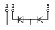 Connection diagram of diode module MD3-175