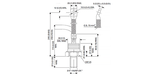 Abmessungen VS-SD500N36PC