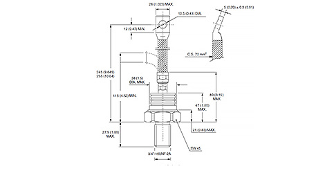 Abmessungen VS-SD600N12PC