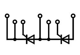 Thyristor-Doppelmodul-Schaltung