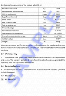 Technical Passport