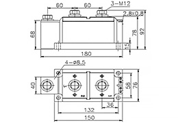 Thyristormodule MTA