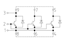 Topologie des IGBT-Moduls FZ3600R12HP4