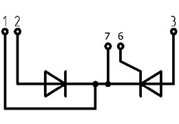 Thyristor-Dioden-Modul MD/T4-160-36-C1