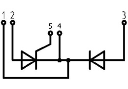 Thyristor-Dioden-Modul MT/D4-400-28-A2