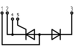 Thyristor-Dioden-Modul MT/D5-240-65-A2