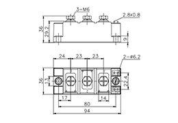 Thyristor-Dioden-Module Thyristor-Dioden-Module