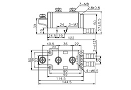 Thyristor-Dioden-Module Thyristor-Dioden-Module