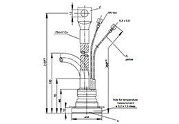SCR-Bolzen Thyristor