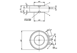 Thyristor T378N Umriss