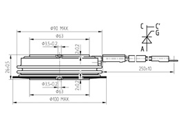 TG 979-1600-45 Abmessungen