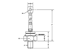 Abmessungen der Gleichrichterdiode