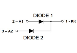 Stromlaufplan of Single Diode Module NC4406250H