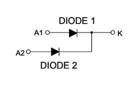 Stromlaufplan of Single Diode Module ND4410250E