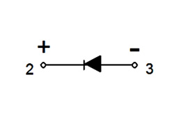 Schaltplan eines Einzeldiodenmoduls CS411499C