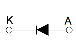 Schaltplan eines Einzeldiodenmoduls LS813245