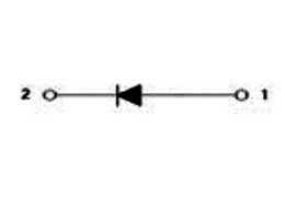 Schaltplan eines Einzeldiodenmoduls NS411226