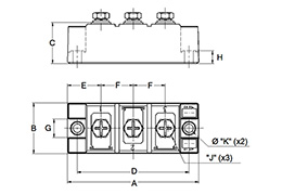 Einzelnes Diodenmodul CZ611816C