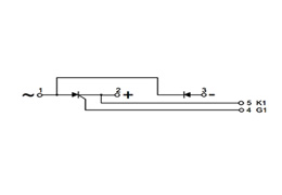 Schaltplan der Thyristor-Module