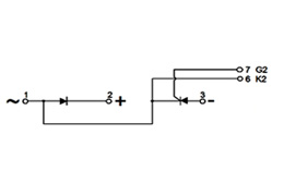 Schaltplan der Thyristor-Module