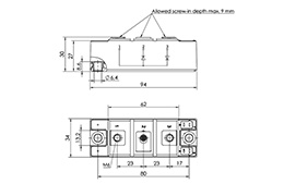Diode Modul SKKE 162/14